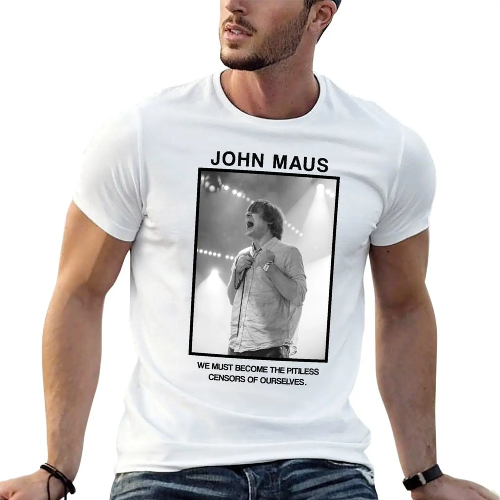 

John Maus T-Shirt t shirt men 100% cotton luxury brand t shirts designer T-Shirt