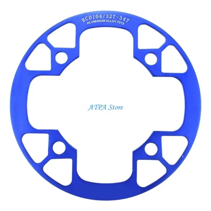 

U13C Bicycles Sprocket Crankset Guard Chainwheel Protector Aluminum Alloy Bicycles Chainring Guard Bike Crankset Protector