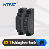 Rail Type Power Supply HDR 15W 5V 12V 24V 48V Industrial DIN Single Group Output Transformer 100-240V AC Suit For 35mm Rail