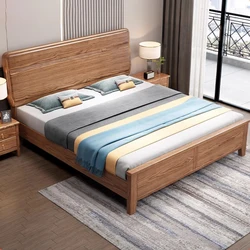 Children Beauty Wood Beds King Size Storage Cheap Nordic Adults Beds Luxury Space Saving Modern Camas Furnitures For Bedroom