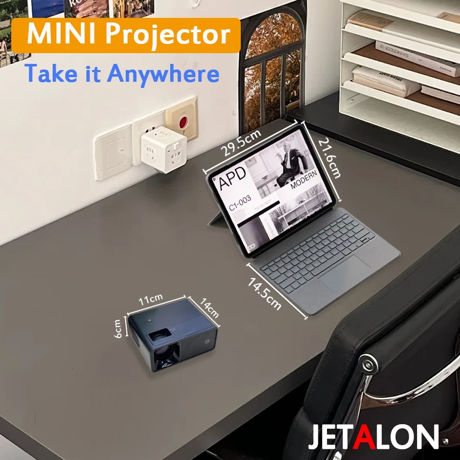 4K Portable Projector 1080P  Android Home Cinema  Projector  Cinema Outdoor Portable Projector