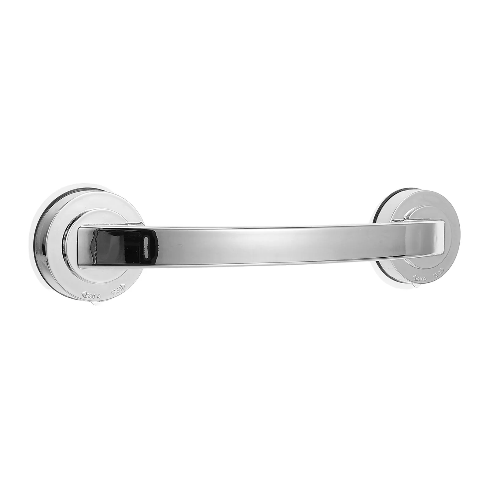 

Bathroom Safety Grab Bar Toilet Handrail Durable Abs Wall Mounted Strong Load Bearing For Elderly Kids Silver Large Adsorption