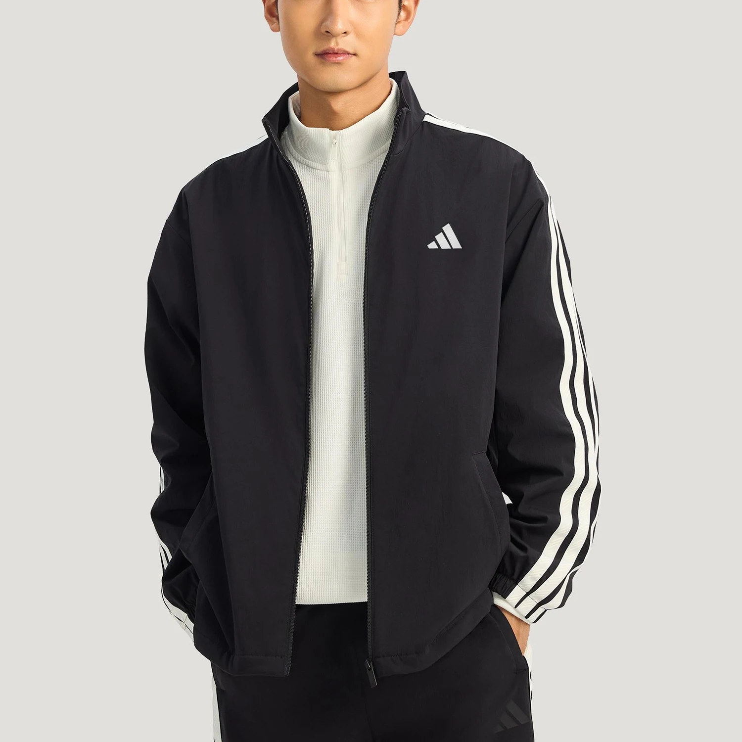 

Adidas genuine Winter Men's Stand Collar Durable Casual Jacket KR2517