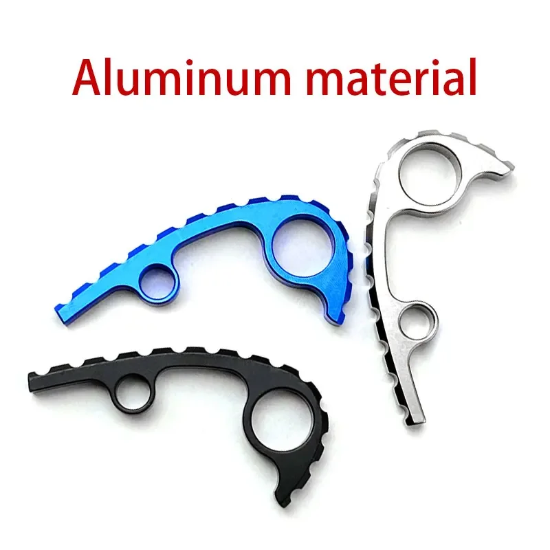 Custom Made C223 Titanium Alloy Back Spacer Spine Keel For Spyderco Para3 Folding Knife Keyring Backspacer Shank DIY Durable