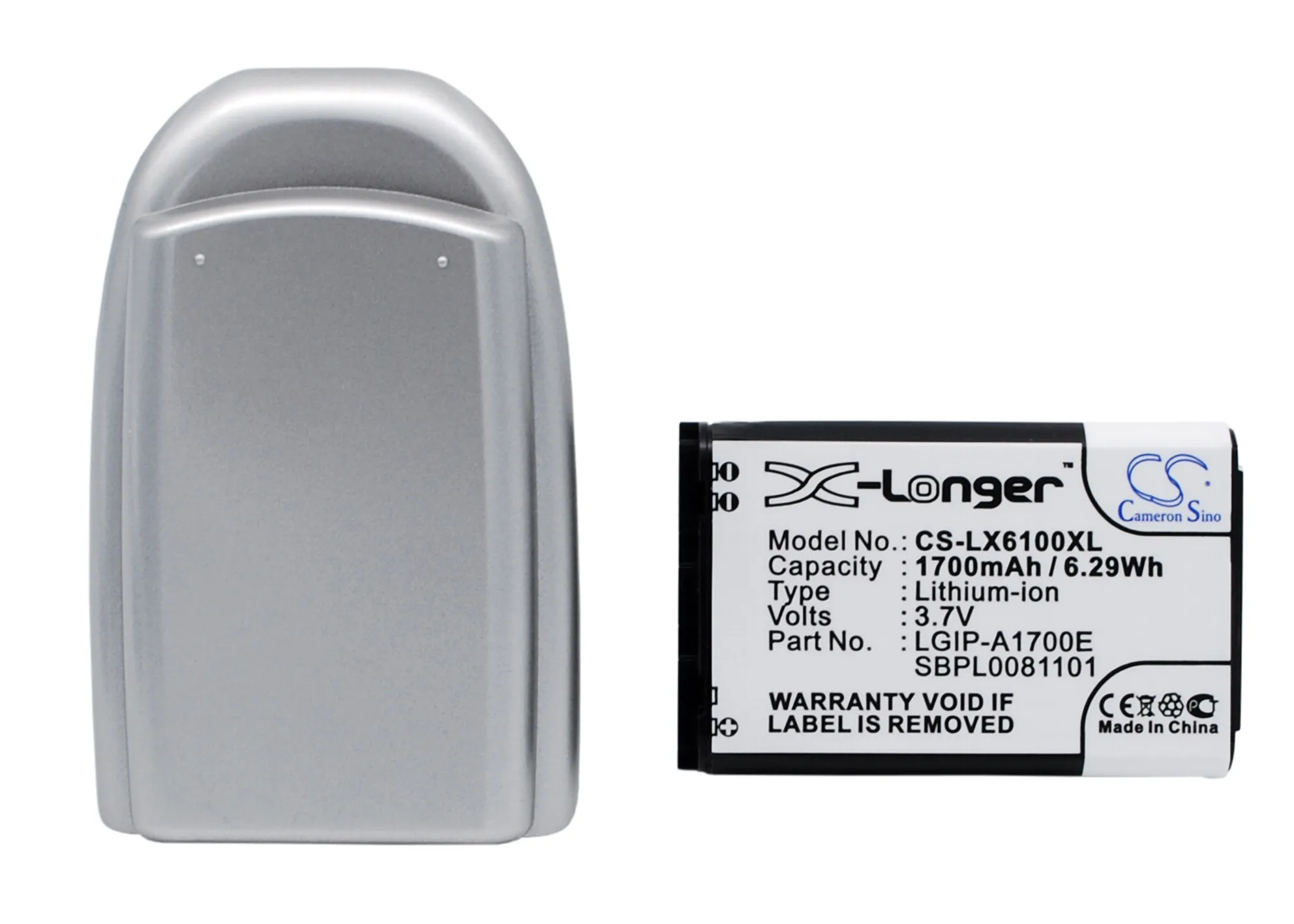 Cameron Sino For LG VX6100 1700mAh/6.29Wh