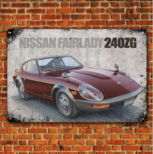 Fairlady 240Zg Car Metal Poster - 20x30cm Garage Tin Sign