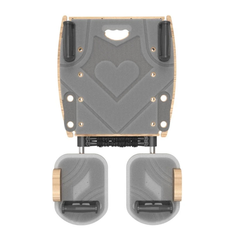 Household Pilates Belly Board Multifunctional Fitness Board Men's and Women's Foldable Automatic Abdominal Roll Abdominal Wheel