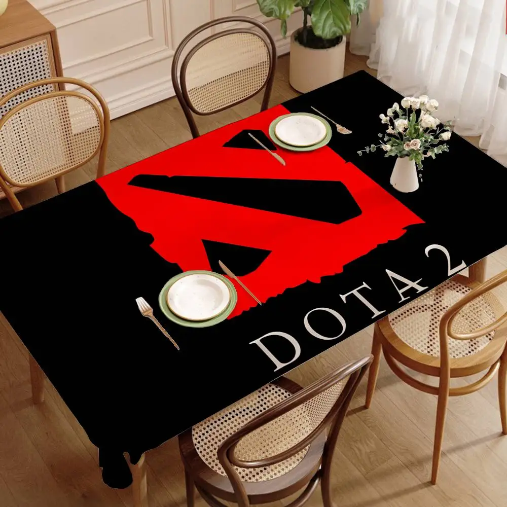 Hot Game D-Dota 2 Table Cloth Rectangular Stain Tablecloth Oilcloth Mantel Mesa Impermeable Tablecloth Decoration