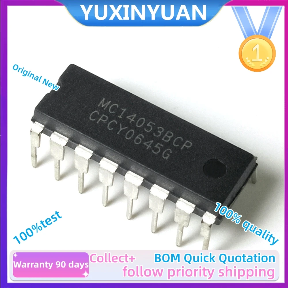 5PCS MC14053BCP MC14052BCP MC14050BCP MC14094BCP MC14046BCP MC14060BCP MC14051BCP DIP-16 IC IN STOCK