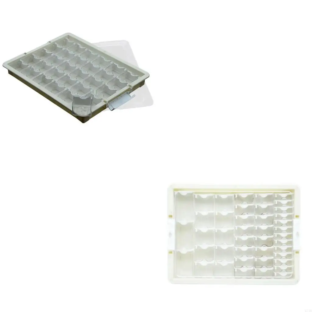 

Versatile Bead and Small Accessories Organizing Box for Jewelry Makers Transparent Lid Box Practical Sorting Tray