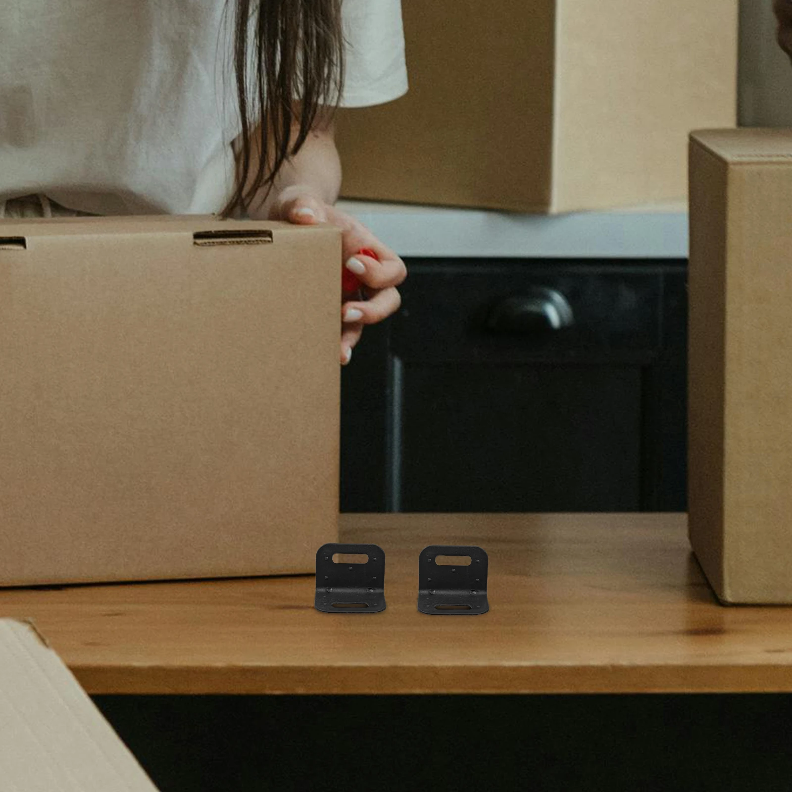 

20Pcs Plastic L Shaped Corner Guards Packaging Buckles Carton Box Edge Protectors Shipping Pallet Protection Corner Bracket