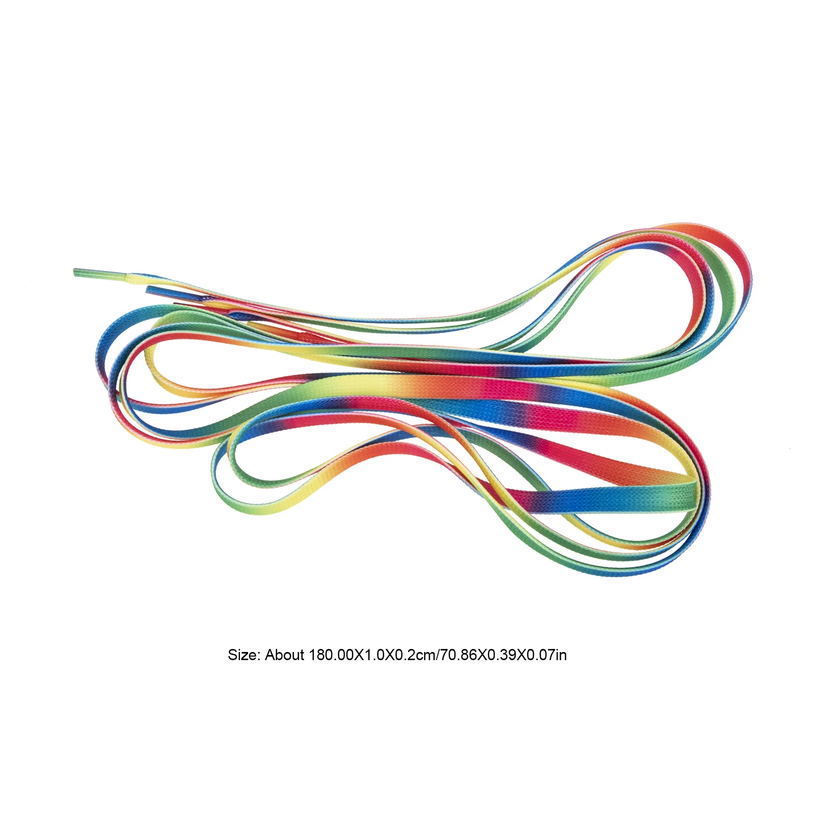 1 زوج أربطة أحذية مسطحة ملونة أنيقة تزلج أربطة أحذية الأسطوانة تزلج اكسسوارات مقاومة للاهتراء أربطة الحذاء الرياضية