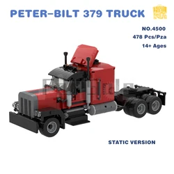 MOC-4500 379 TRUCK Model With PDF Drawings Building Blocks Bricks Kids DIY Toys Birthday Christmas Gifts