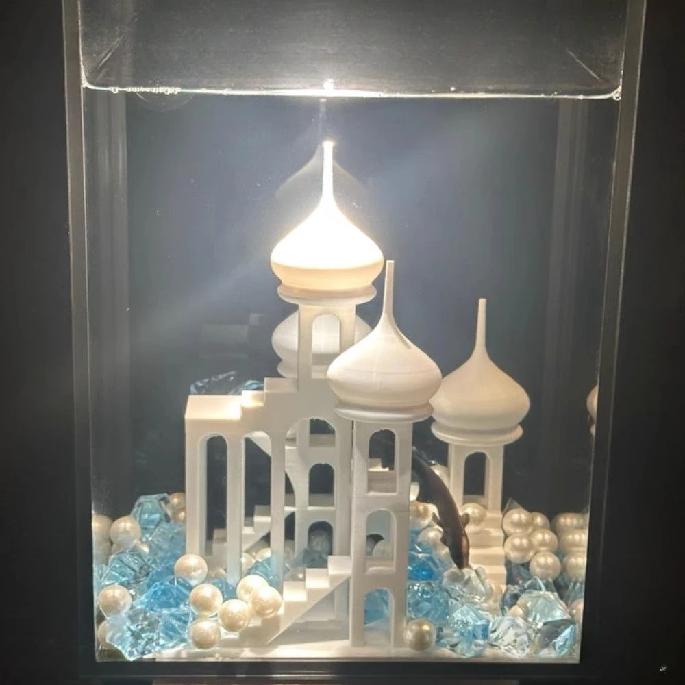 

Castle fish tank landscaping fish shelter suitable for small fish tanks aquarium decorations, environmentally friendly materials