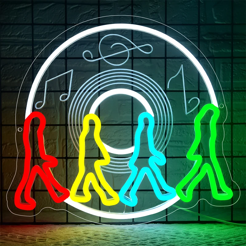

Rock Band Neon Sign for Wall Decor Music Neon Light Up Sign for Music Stage Concert Bar Bedroom Party Christmas Birthday Gifts