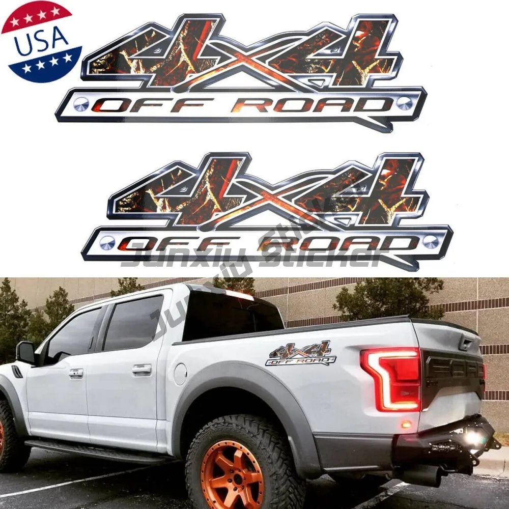 2 Stück Z85 4x4 Vinyl-Grafik-Aufkleber 1500 2500 Truck Pickup Sticker Zr-2 4x4 Offroad-Aufkleber USA-Flagge für LKWs SUV Wohnmobile Seitenfenster – Detail 10