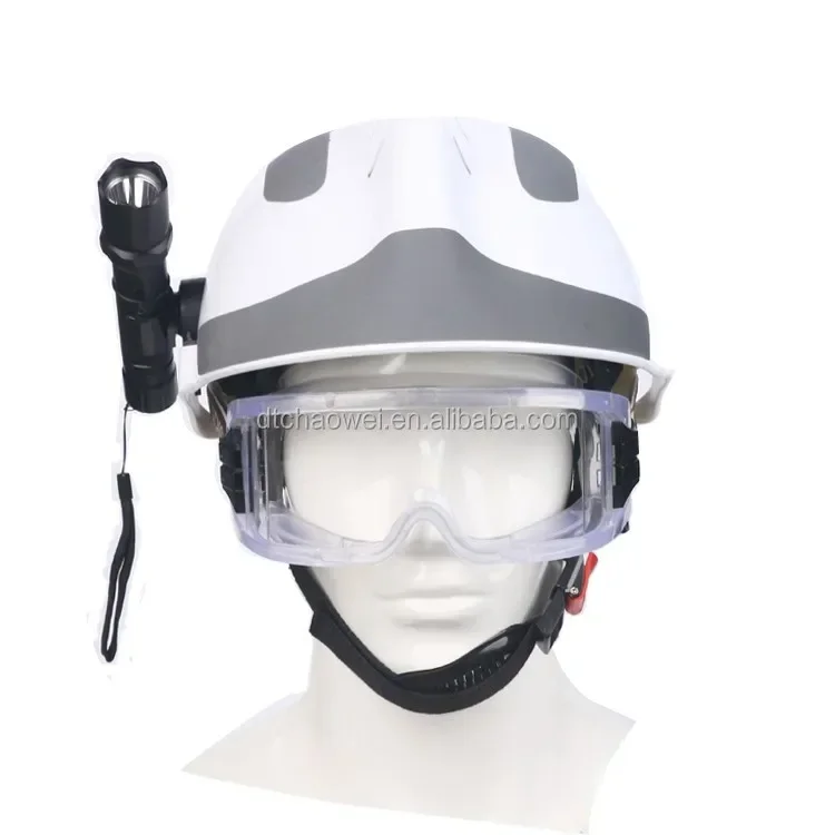 

CCC approval Flame Retardant Rescue fire firefighter white firefighter helmet