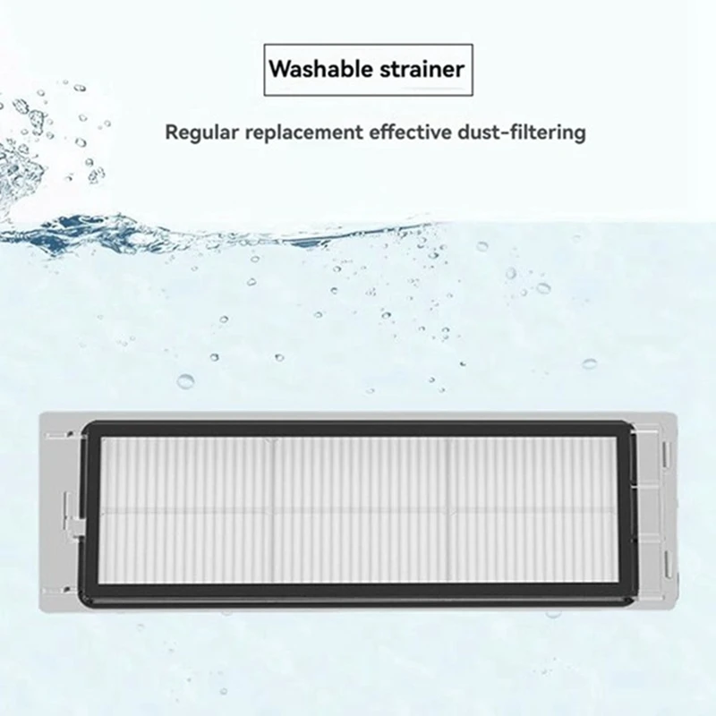 A26T-16PCS aspirador de pó escova e filtro conjunto para roborock s50 s51 sdjqr01rr sdjqr02rr aspirador peças reposição