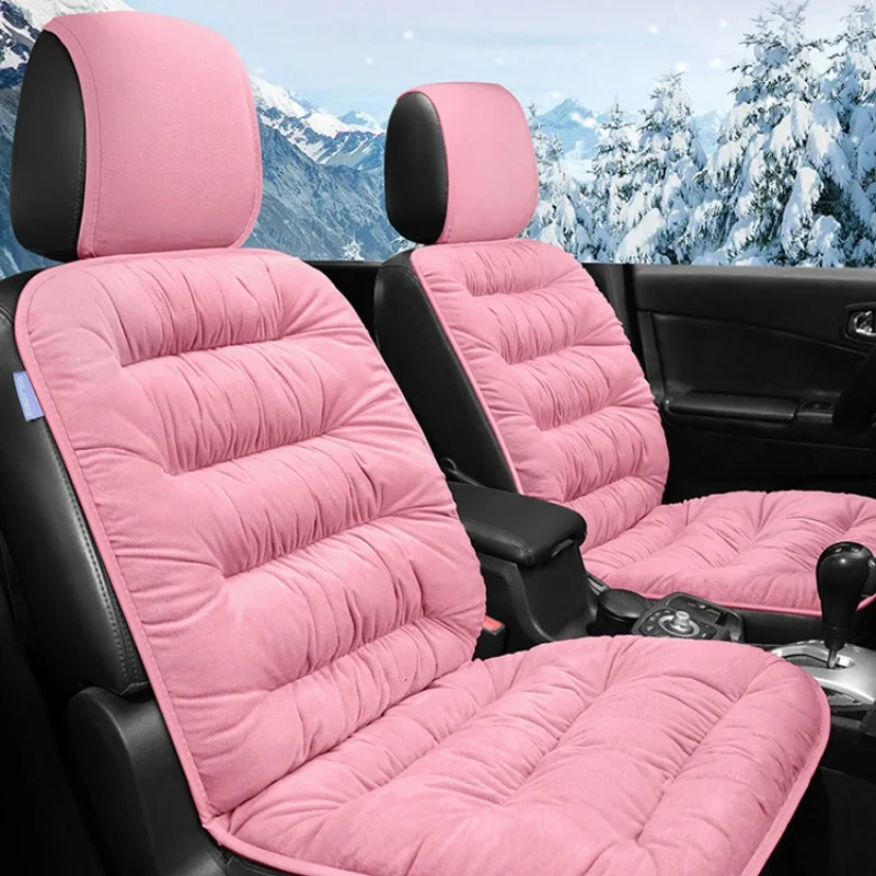 

1PC Car Seat Cover Warm For Genesis GV70 G70 G80 GV60 GV70 Short Plush Winter Seat Cushion