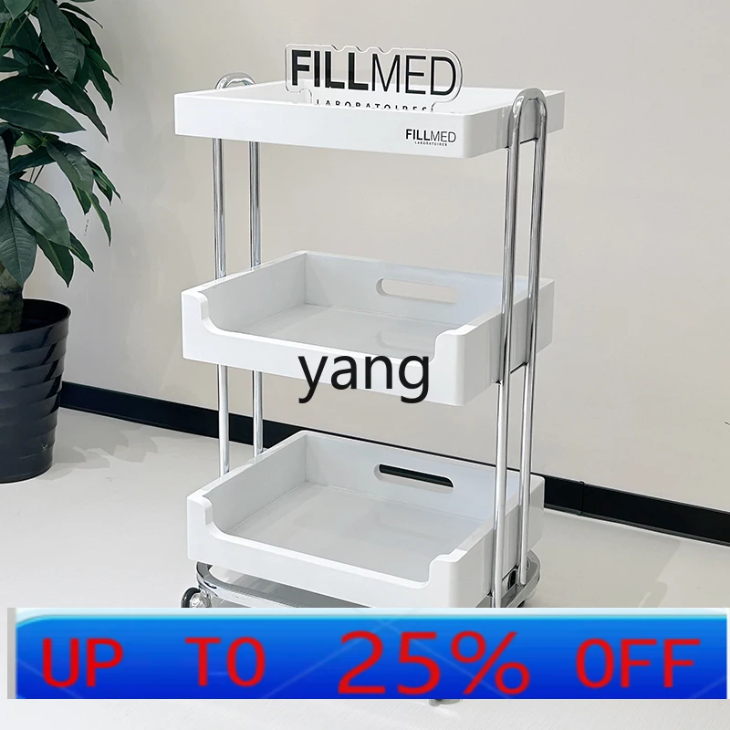 

lmm beauty salon special tattoo embroidery eyelash storage mobile shelf beauty wooden trolley