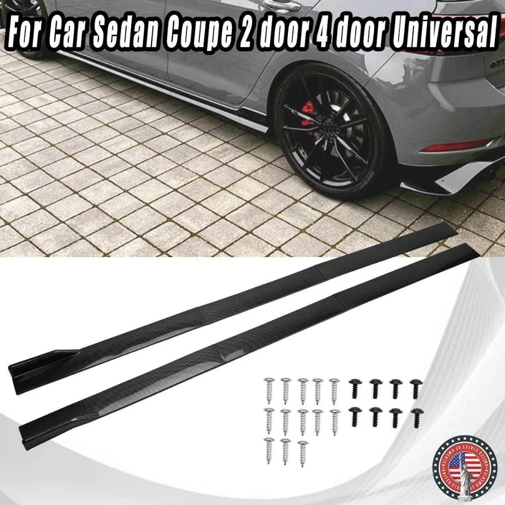 

Carbon Fiber 86.6''inch Side Skirt Extension For BMW F32 F33 F36 4 Series 14-21 United States