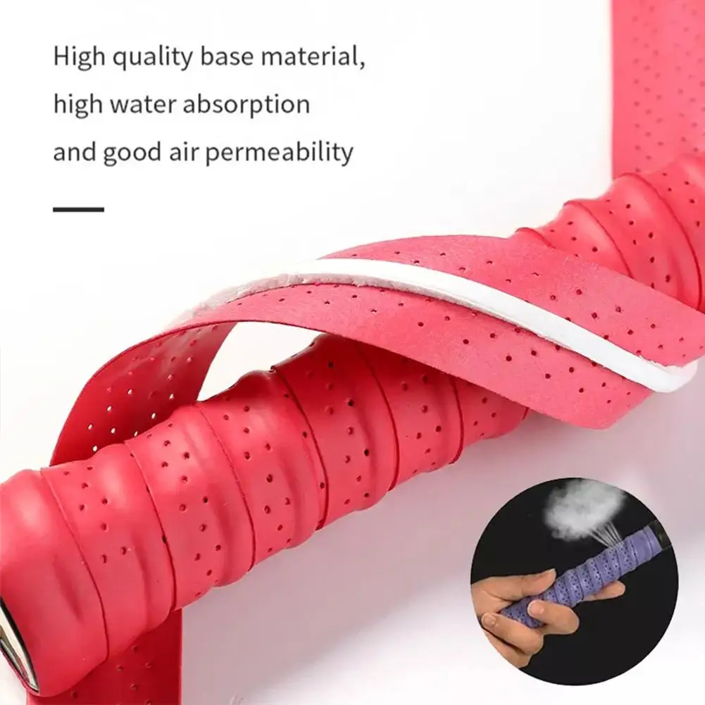 Hot Badminton Racket Sweatband Badminton Grip Breathable Anti-slip Sport Over Grip Sweatband For Tennis Badminton Fishing Rod