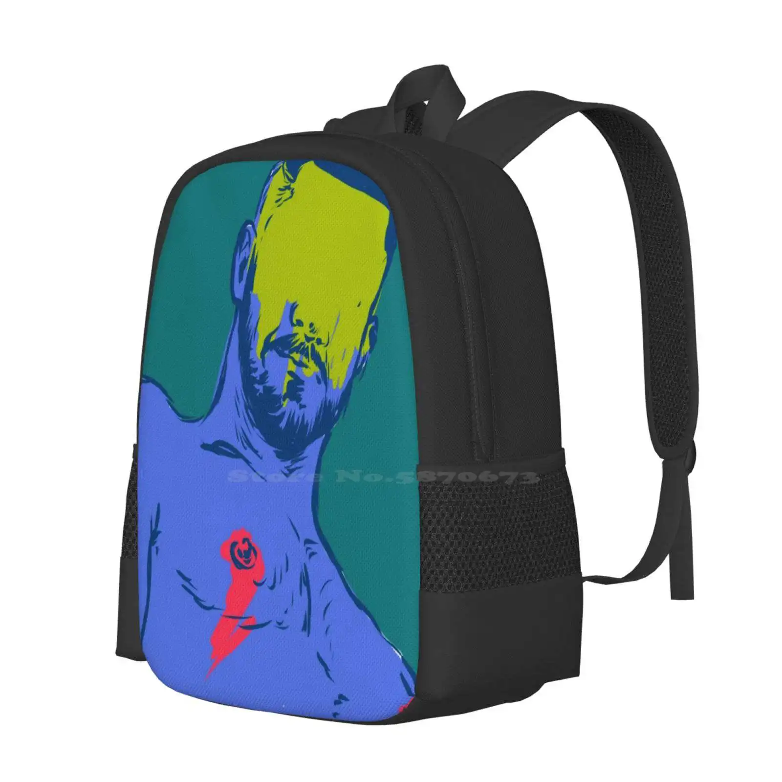 You Did This Hot Sale Schoolbag Backpack Fashion Bags Beards Strong Man Gay People Portrait Face Abstract Art Work Men Art