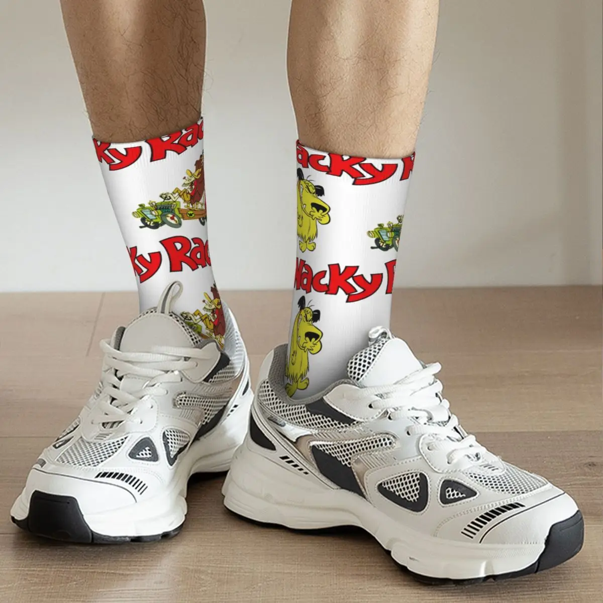 Glückliche lustige lustige Männer socken Vintage Harajuku w-wacky Rennen Hip Hop Neuheit lässige Crew verrückte Socke Geschenk gedruckt