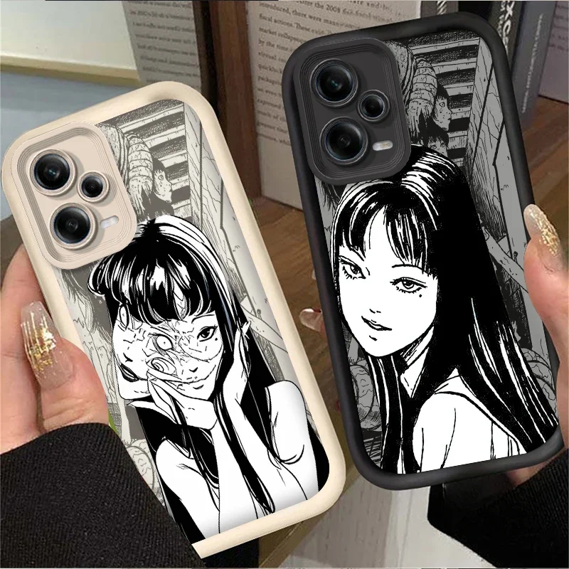 Anime Tomie Japan Horror Silicone Case for Xiaomi Redmi Note 13 12 11 Pro Plus 4G 5G 12S 11S 10S 10 9 9S Redmi 14C 13C 12C A3 12