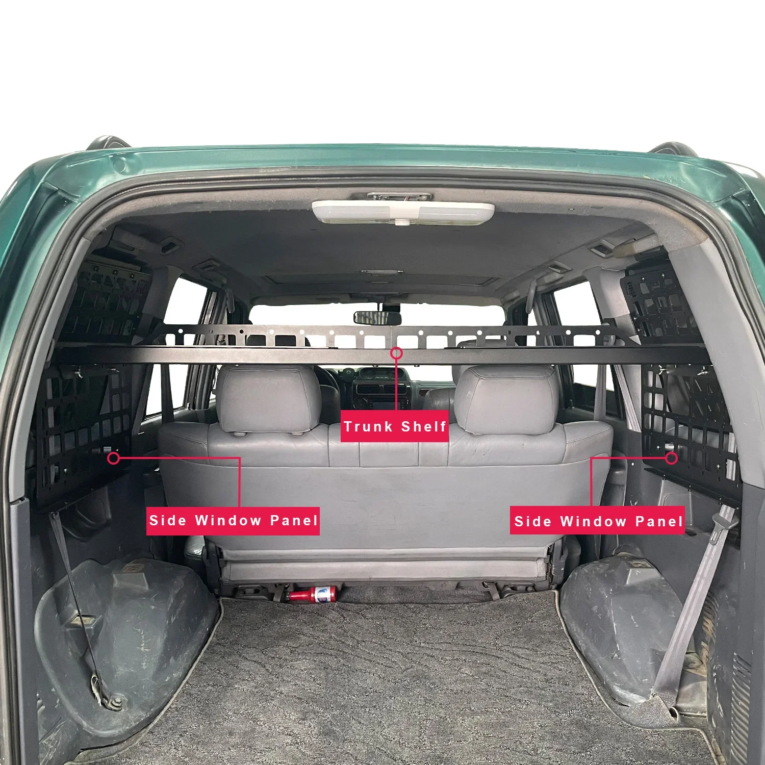 For Toyota Prado J90 J95 Land Cruiser LC90 LC95 1996-2002 5-Door Rear Boot Trunk Shelf Cargo Storage Racks Luggage Organizers