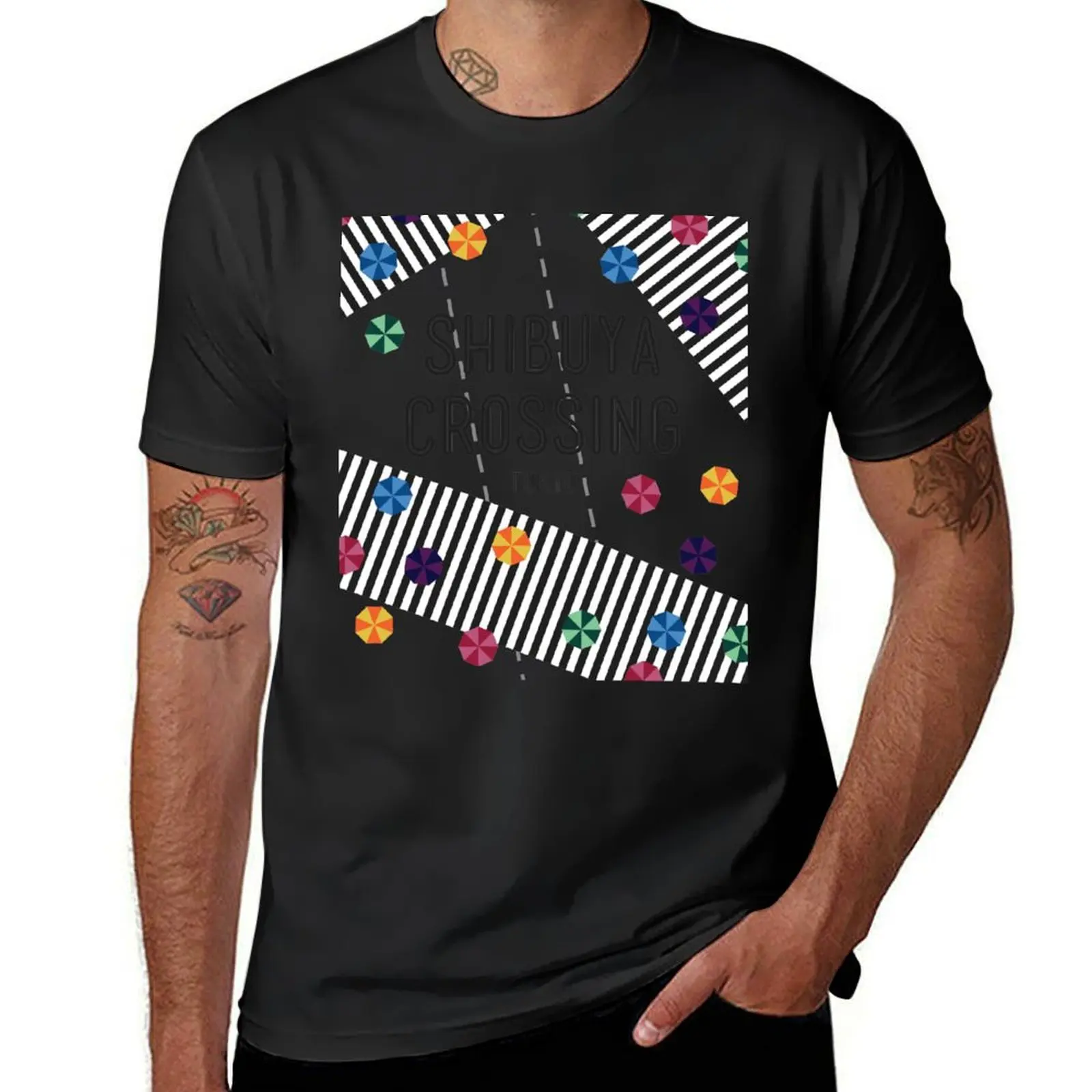 

Shibuya Crossing - Tokyo, Japan T-Shirt heavyweights cute clothes summer top boys animal print black t shirts for men
