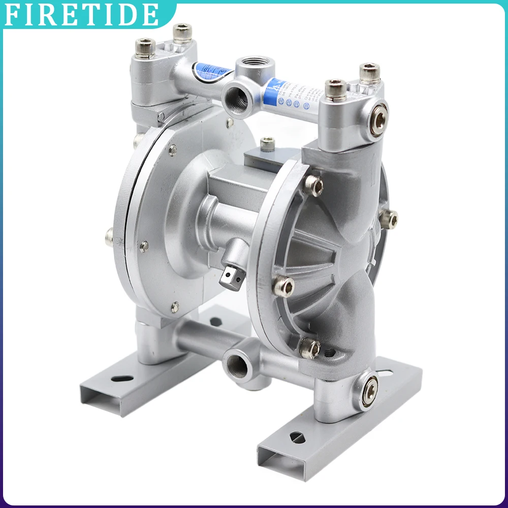 A-15 Mini Portable Air Operated Double Diaphragm Paint Pump Pressure-Stabilized Pneumatic Pump for Artistic And Industrial Use