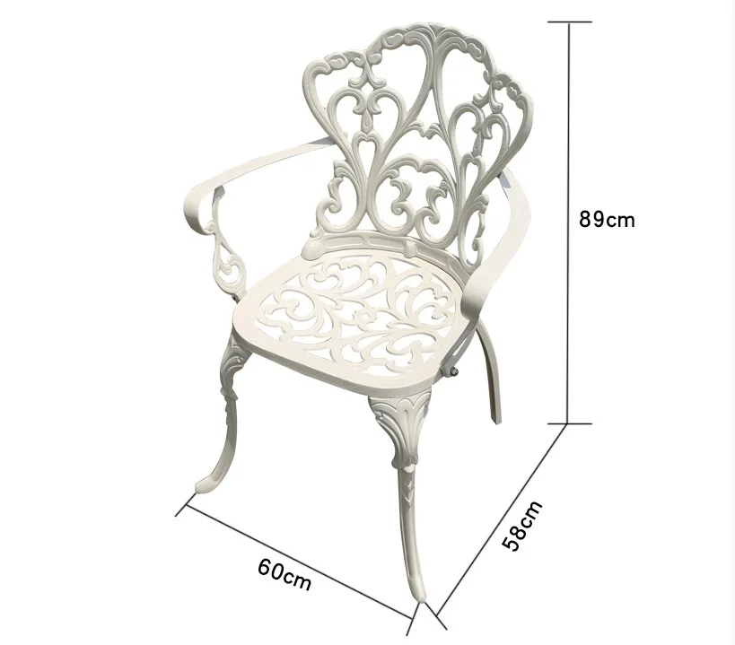 Buiten Gegoten Aluminium Tafels En Stoelen Binnenplaats Tuin Hotel Urniture Terras Combinatie Vrije Tijd Metalen Ronde Patio Tafel