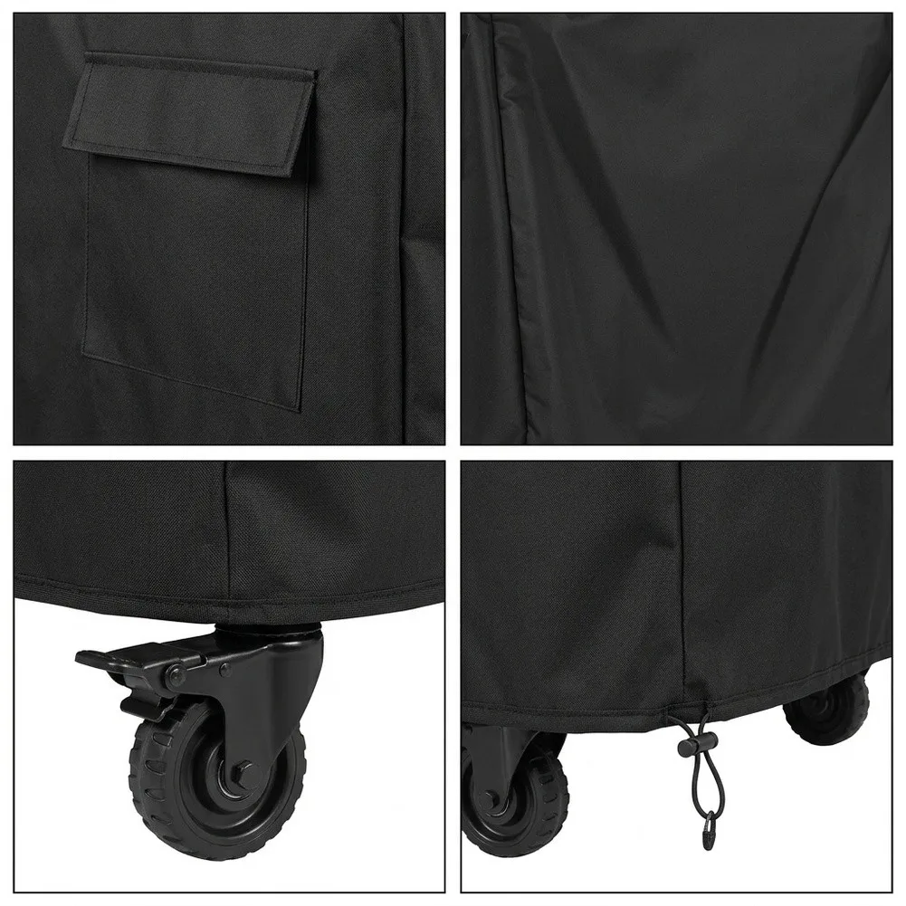 Black For Grill Cover Waterproof Outdoor Protective Cover for BBQ Units Dust and Rain Resistance 35x24x35 40x24x32 52x22x36 Inch