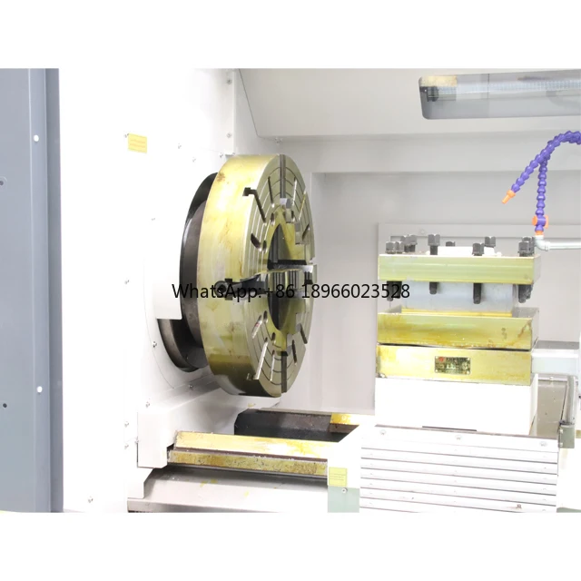 CE Approved Economic automatic cnc new machine GSK cnc lathe QK1335 cnc pipe threading lathe