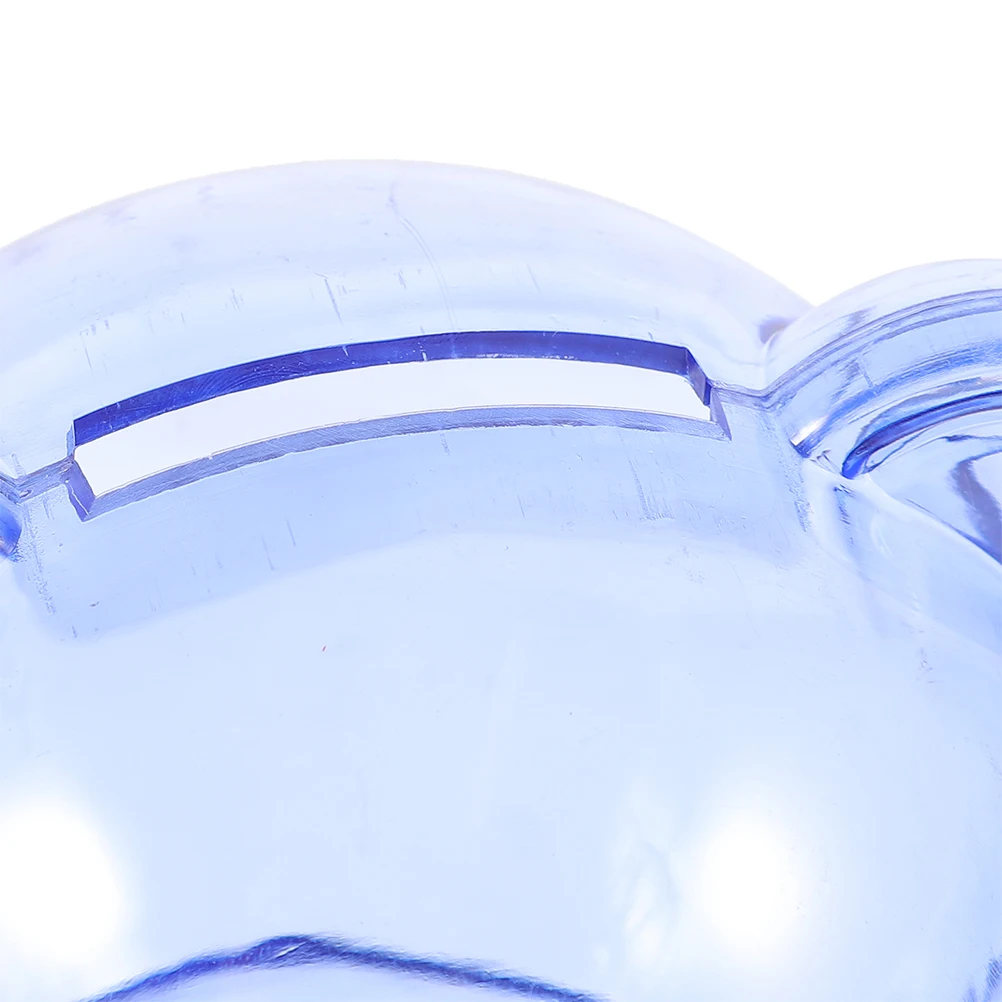 

3 Pcs Transparent Bear Piggy Bank Blue Kids Saving Pot Cute Coin Container Desktop Decor Reusable Plastic Money Box