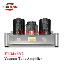 Reisong Boyuu A10 EL34 Vacuum Tube Amplifier 12w*2 High Power Full and Natural Sound Quality HIFI Single-ended Amplifier Audio