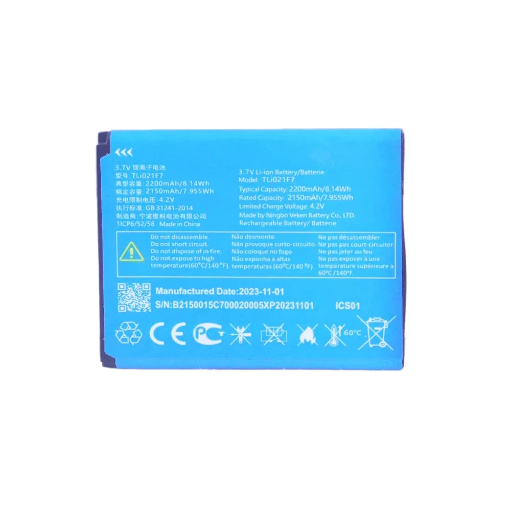 Alcatel TLi021F7 2200mAh Alcatel For Alcatel LinkZone MW70VK 4GEE EE71 EE70 EE70VB EE Mini 2 Batteries Bateria