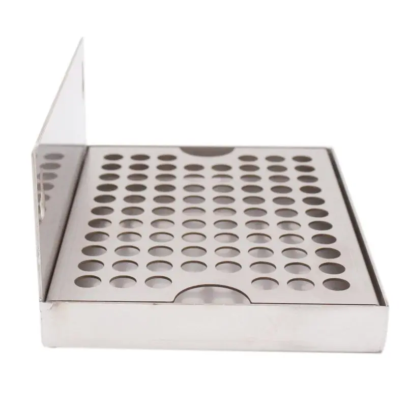 6 "حائط جبل البيرة بالتنقيط صينية لا استنزاف 304 الفولاذ المقاوم للصدأ 6" طول × 4.5 "W البيرة البطيخ مشروع البيرة #4