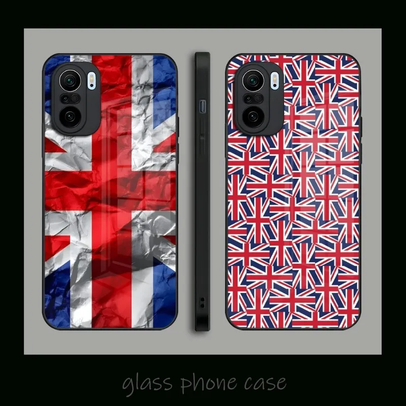 England British English UK Flag Phone Case For Xiaomi PocoF3 12X 12Pro 11 11T 10 Lite Redmi Note 10 9 8 Pro 9T 9A PocoX3Pro