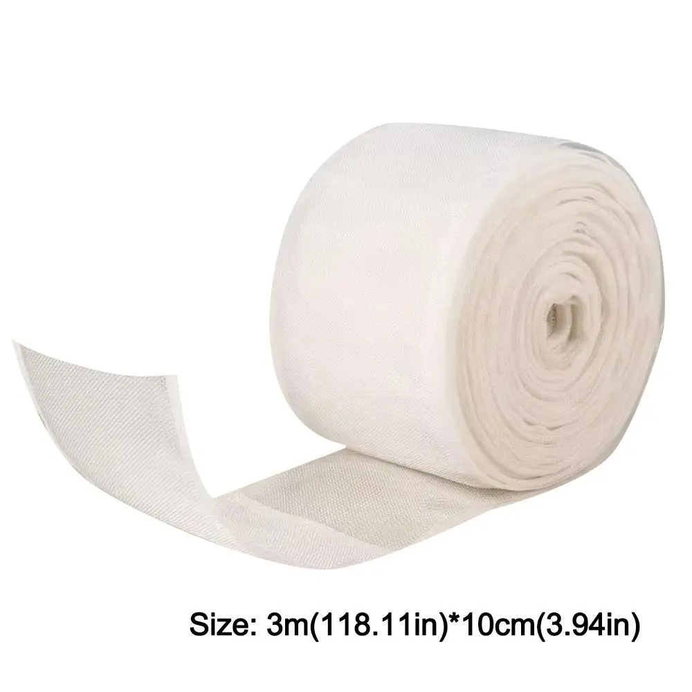 Nylon Curtain Heading Tape Curtain Edge Curtains Rod Pocket Pencil Pleat Transparent Rod Tape 3M Curtain Ribbon
