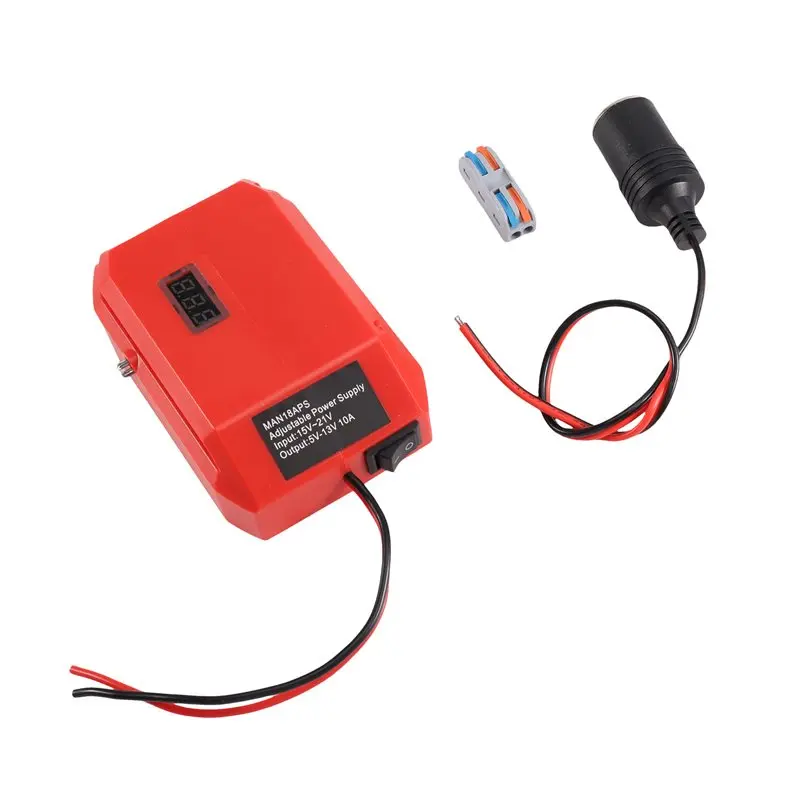 [NEWA76K!】 Adjustable Voltage Regulator Power Adapter 18V To 12V Step-Down Converter For 18V Batteries
