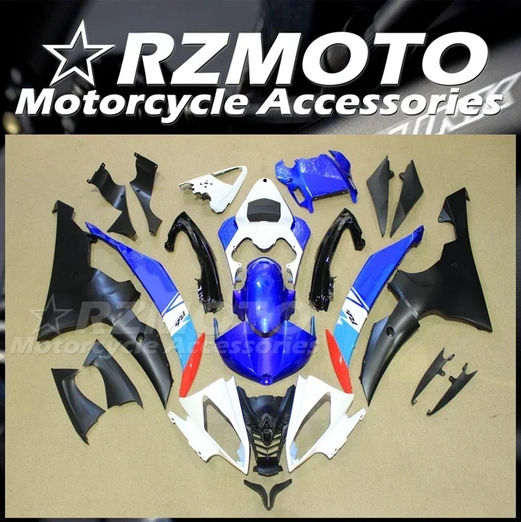 4Gifts New ABS Motorcycle Fairings Kit Fit For YAMAHA YZF- R6 2008 - 2016 08 09 10 11 12 13 14 15 16 Bodywork Set Blue Red