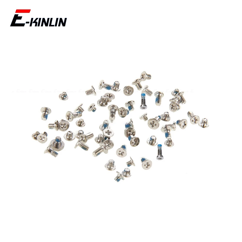 

10set\lot Complete Full Set Replacement Screw Set Kit For iPhone 5 5S 6 6S 7 8 Plus X XS Max XR With Bottom Side Dock Screw