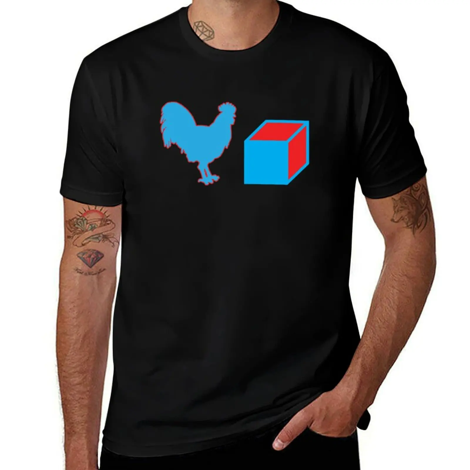 

COCK BLOCK T-Shirt Work Short Sleeve Cotton Top
