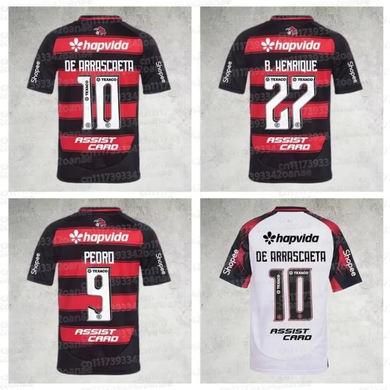 2026 Flamengo Fußballtrikots Jorginho-Print Brasilianischer Vereins-Fan-Sportbekleidung Lässige Alltagskleidung für Erwachsene Familien-Matching – Detail 8