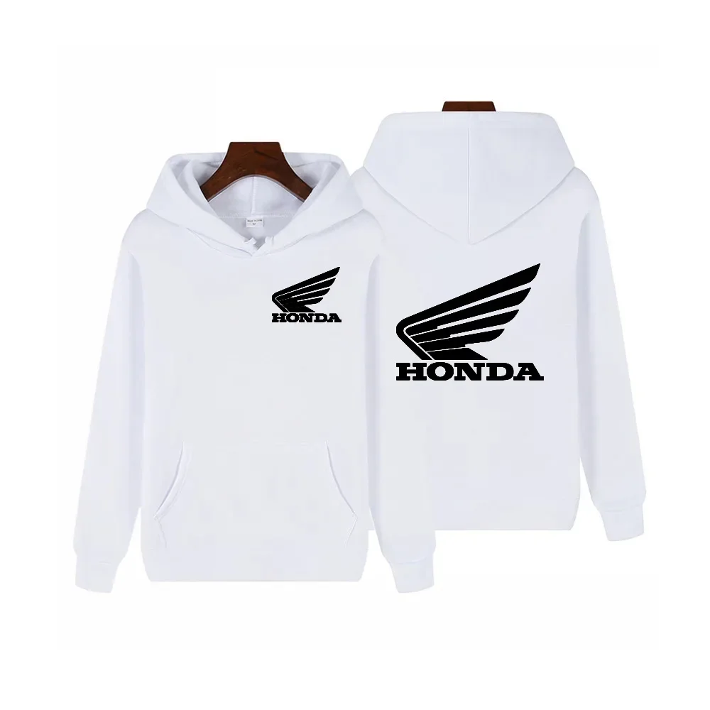 Honda logotipo impressão hoodie masculino feminino casual na moda moletom clássico ao ar livre correndo honda roupas esportivas streetwear com capuz