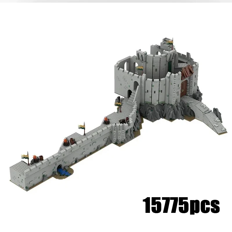 

UCS Castle Deep Valley Model Magical Rings Movie Scene Moc Building Blocks DIY Assembly Street View Technology Bricks Toys Gifts