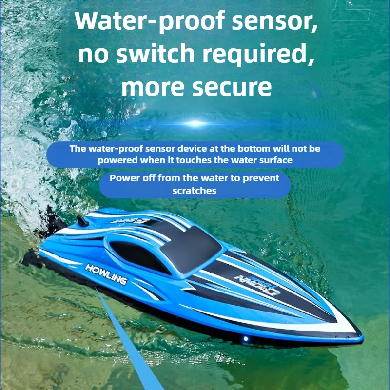 Kawaii لعبة سيارة مضحك Gift-35km/ساعة عالية السرعة قارب التحكم عن بعد ، 41 سنتيمتر سوبر عالية الحصان Rc قارب سريع ، Rc قوارب لعب للأطفال