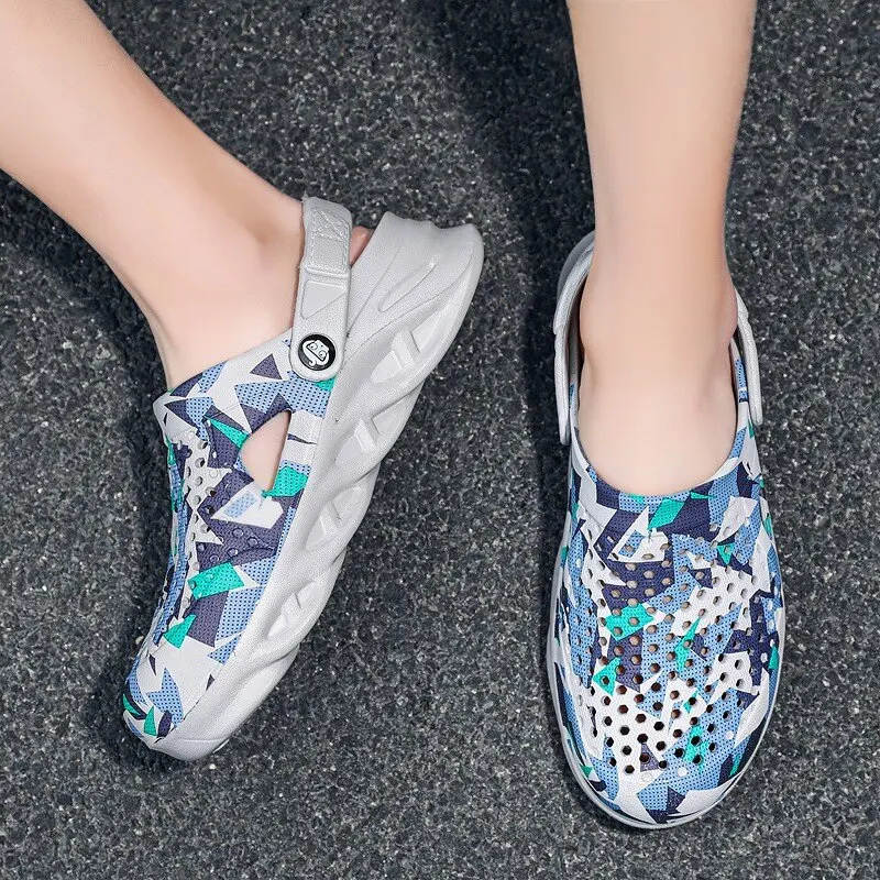 Unisex Summer Slippers Men Clogs Platform Women Beach Sandals Outdoor Casual Non-slip シューズ サンダル Sandalen Platform Sandals Shoes